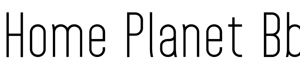 home-planet-bb font family download free