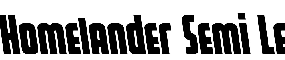 Homelander-Semi-Leftalic font family download free