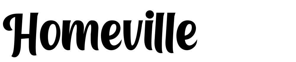 Homeville font family download free