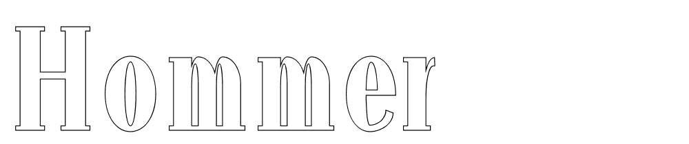 hommer font family download free