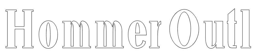 Hommer-Outline font family download free