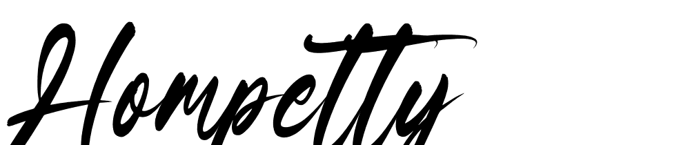 Hompetty font family download free