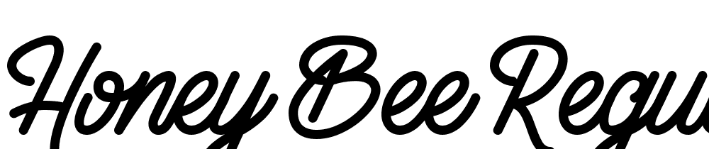 Honey-Bee-Regular font family download free