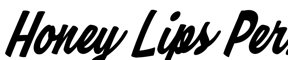 Honey Lips Personal Use font family download free