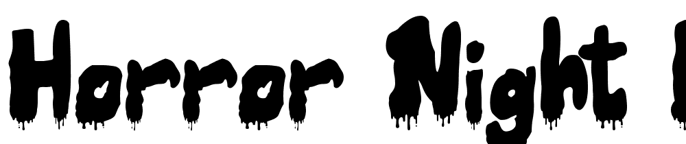 Horror-Night-Drip font family download free