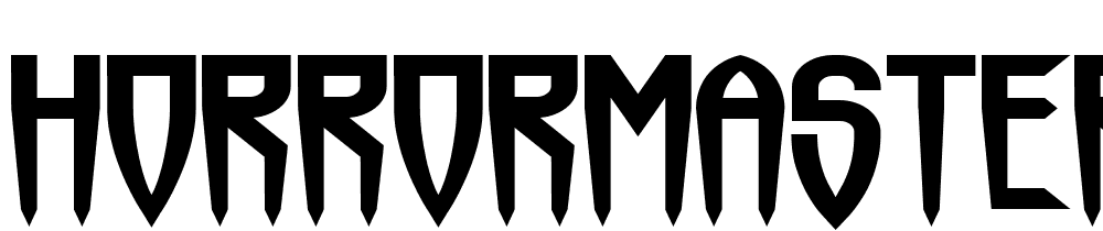 Horrormaster font family download free