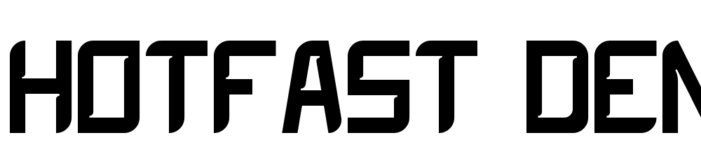 Hotfast Demo font family download free