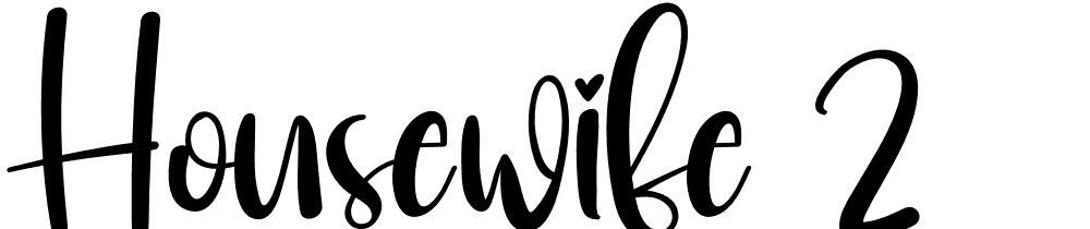 housewife-2 font family download free