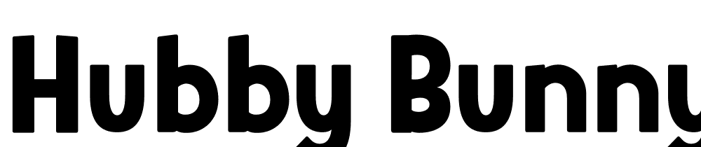 HUBBY-BUNNY font family download free