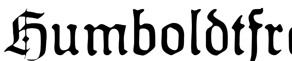 humboldtfraktur font family download free