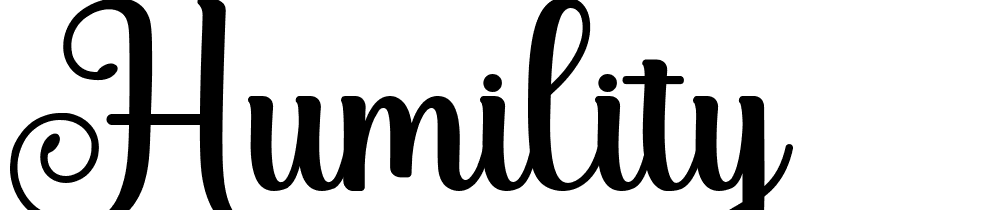 Humility font family download free