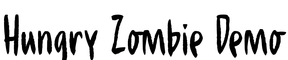 Hungry-Zombie-DEMO-Regular font family download free