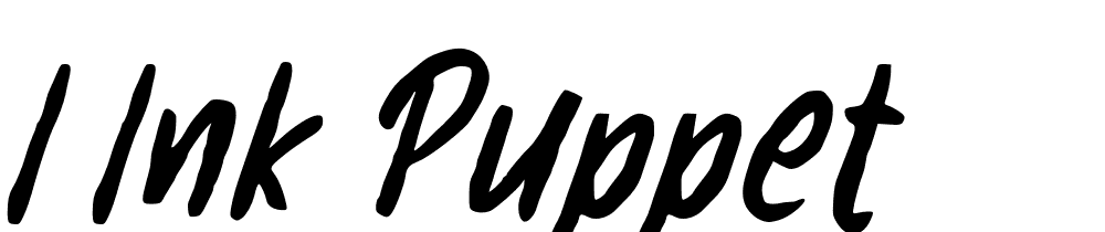 i-ink-puppet font family download free