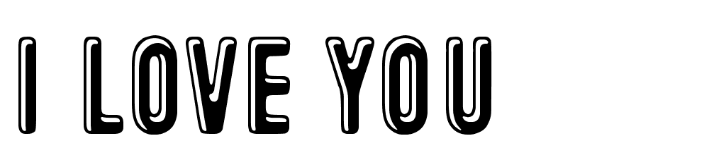 I-love-you font family download free