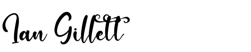 Ian Gillett font family download free