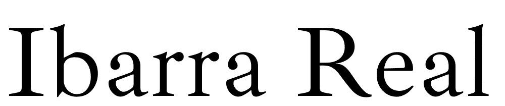 Ibarra-Real-Nova-Regular font family download free