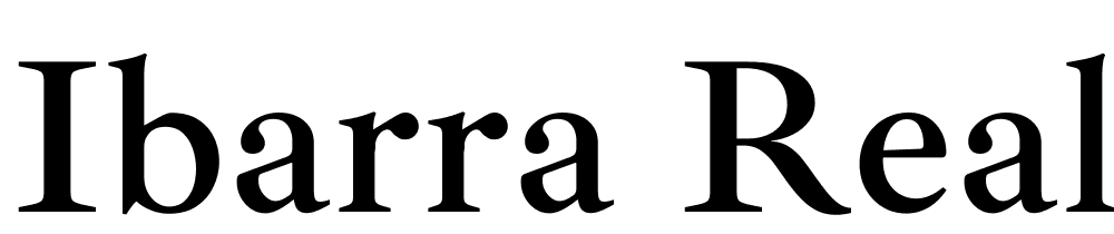 Ibarra-Real-Nova-SemiBold font family download free