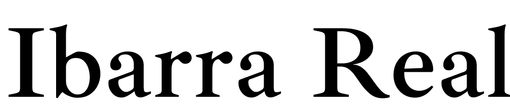 Ibarra-Real-Nova-SemiBold font family download free