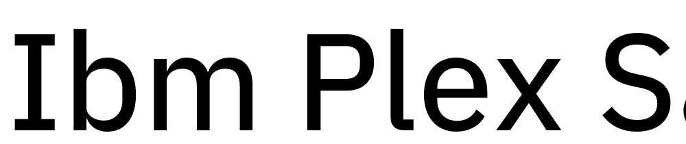IBM Plex Sans font family download free