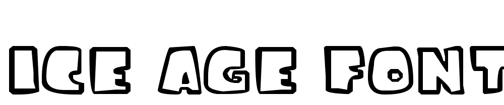 ice_age_font font family download free