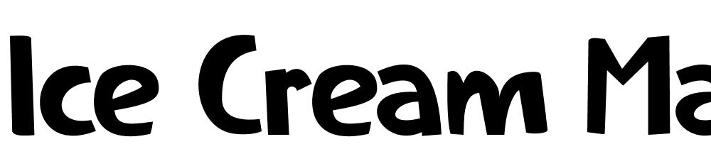 ice_cream_man font family download free