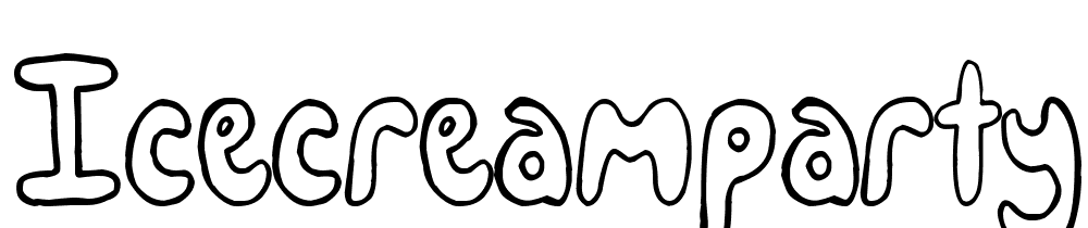 IceCreamParty font family download free