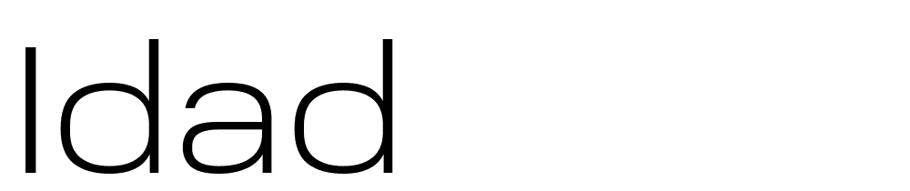 idad font family download free