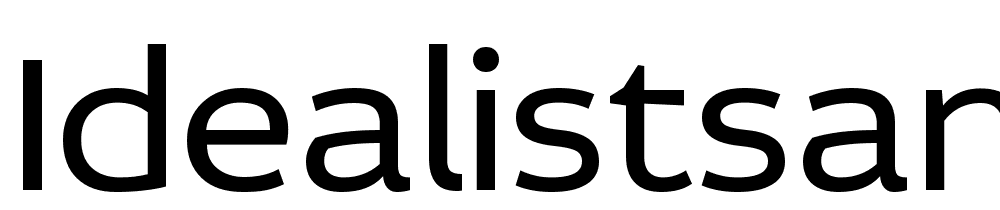 IdealistSans font family download free