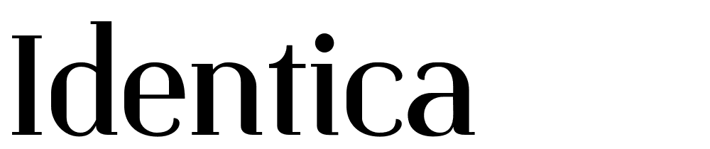 Identica font family download free