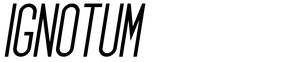 ignotum font family download free