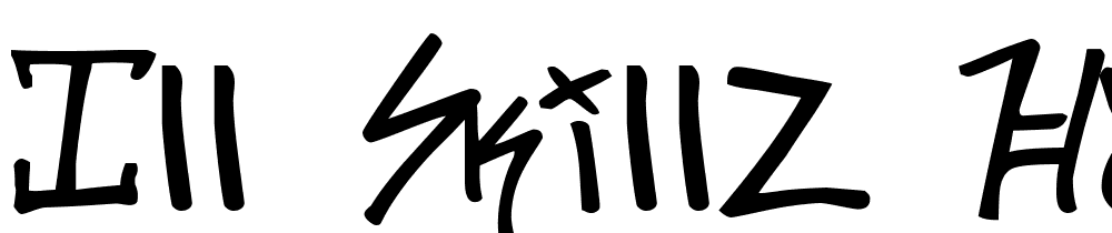 ill.skillz-handstyle font family download free