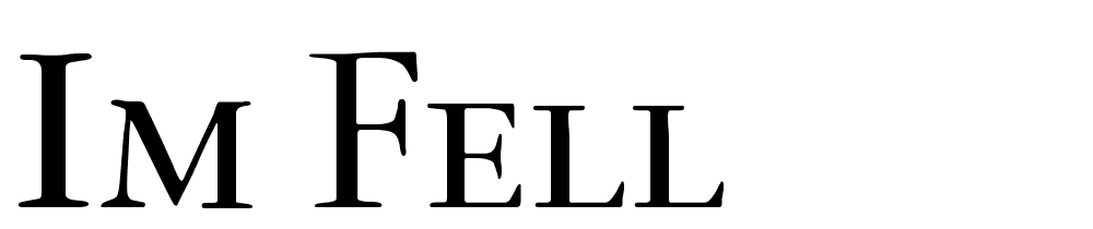 IM FELL font family download free