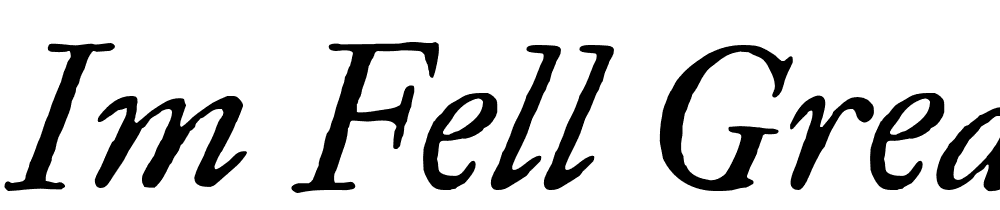 IM-FELL-Great-Primer-PRO-Italic font family download free