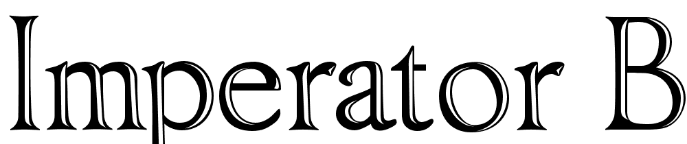 Imperator Bronze font family download free