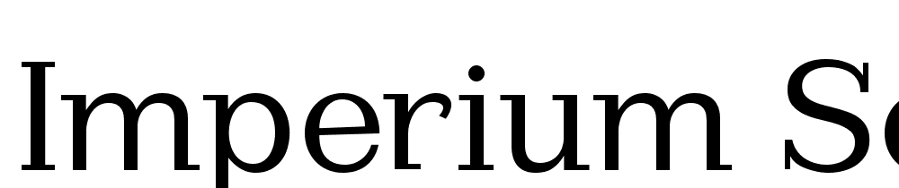 Imperium Serif font family download free