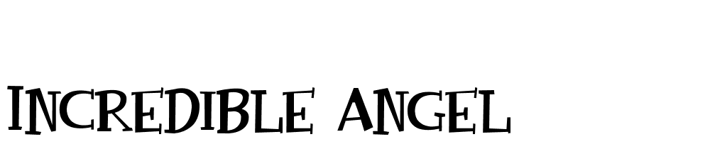 incredible_angel font family download free