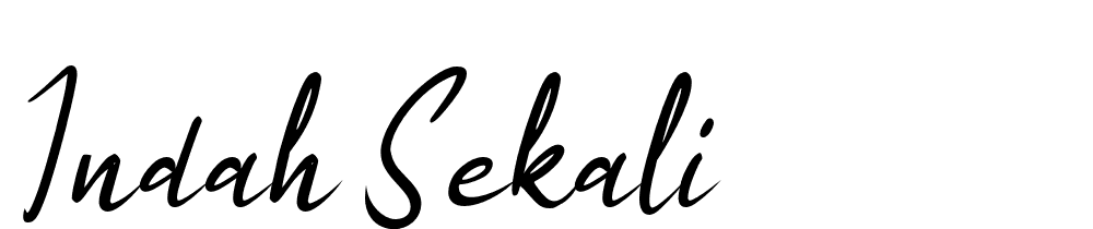 Indah-Sekali font family download free