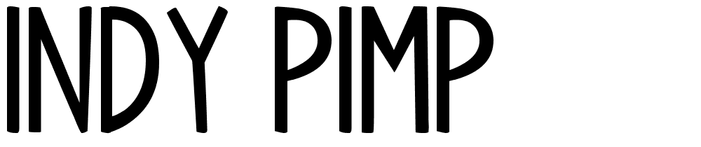 Indy-Pimp font family download free