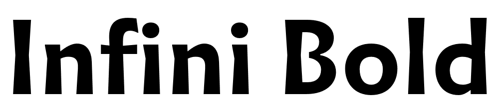 Infini-Bold font family download free