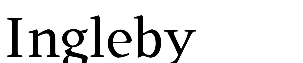 Ingleby font family download free