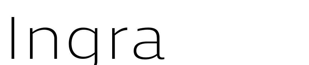 Ingra font family download free