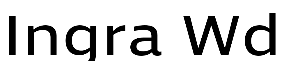 Ingra-Wd-Book font family download free