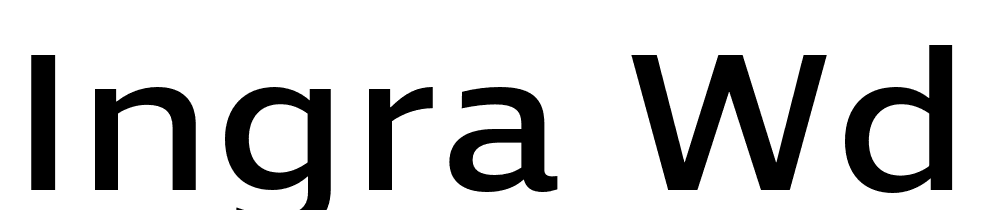 Ingra-Wd-Medium font family download free