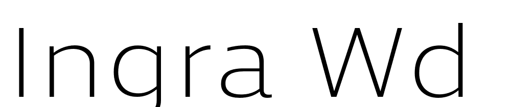 Ingra-Wd-UltraLight font family download free