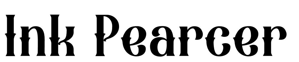 Ink-Pearcer font family download free