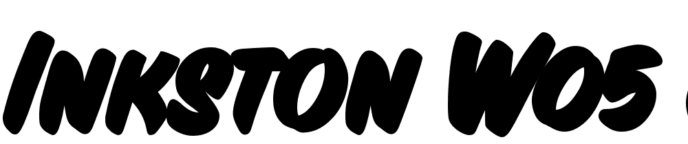 Inkston-W05-Casual-Black font family download free