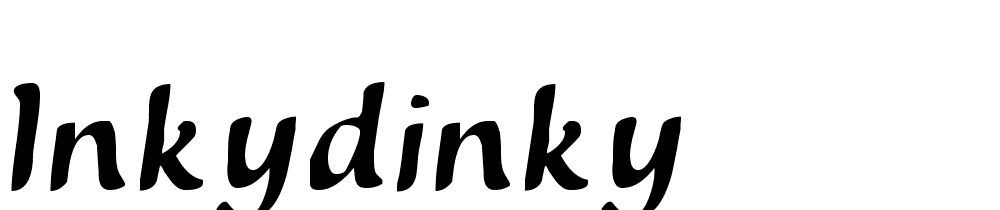 InkyDinky font family download free