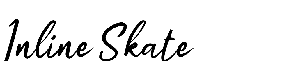 Inline-Skate font family download free