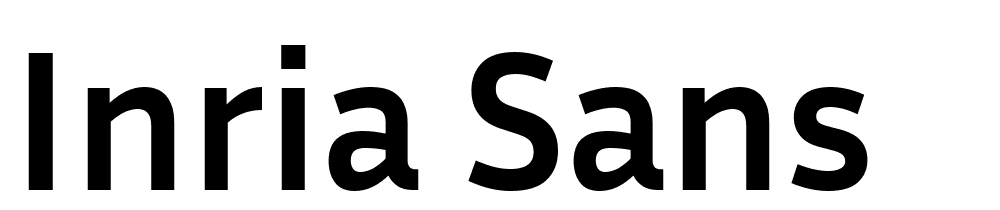 Inria Sans font family download free