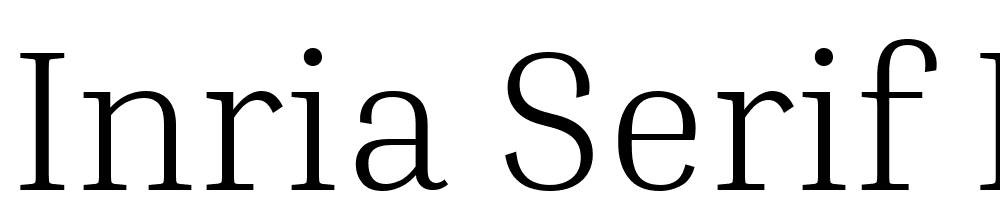 Inria-Serif-Light font family download free